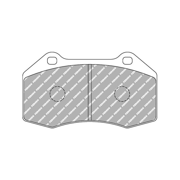 Jarrupalasarja, levyjarru, Etuakseli FERODO RACING punainen/musta FERODO RACING