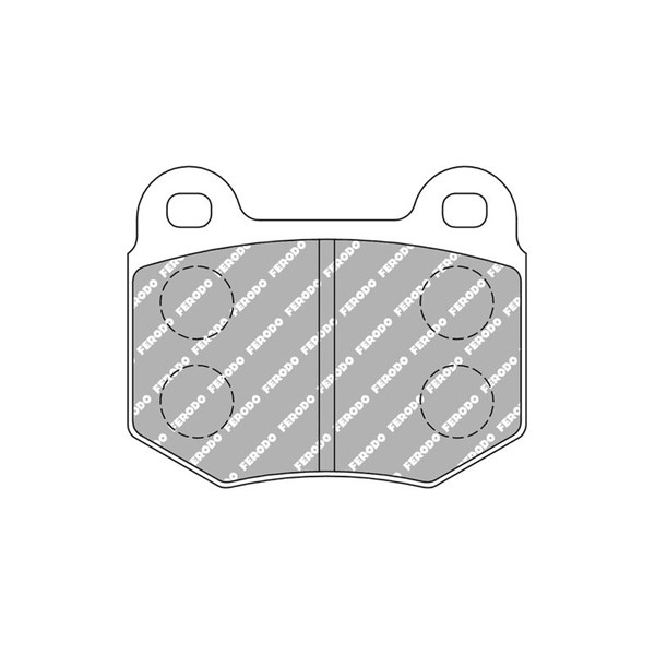 Jarrupalasarja, levyjarru, Etuakseli FERODO RACING punainen/musta FERODO RACING