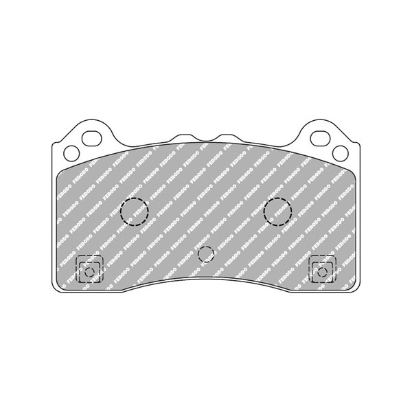 Jarrupalasarja, levyjarru, Etuakseli FERODO RACING punainen/musta FERODO RACING