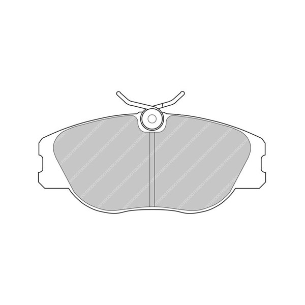 Jarrupalasarja, levyjarru, Etuakseli FERODO RACING punainen/musta FERODO RACING