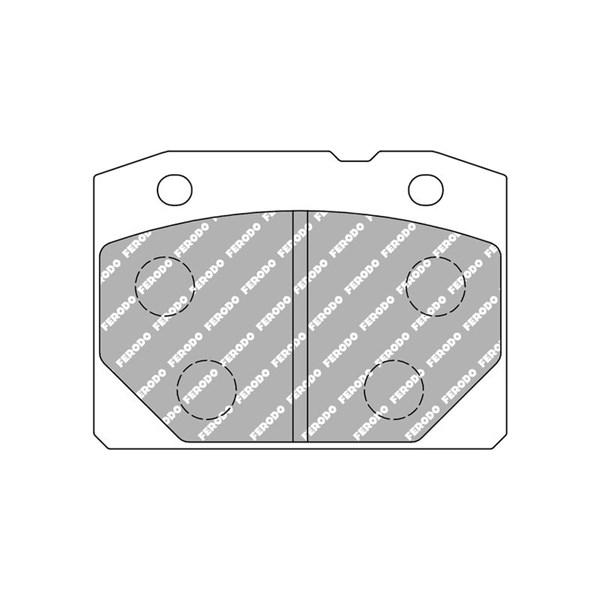 Jarrupalasarja, levyjarru, Etuakseli FERODO RACING punainen/musta FERODO RACING