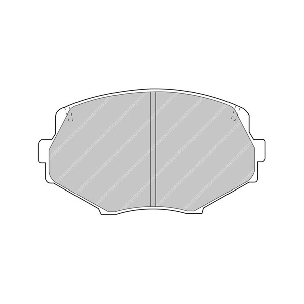 Jarrupalasarja, levyjarru, Etuakseli FERODO RACING punainen/musta FERODO RACING