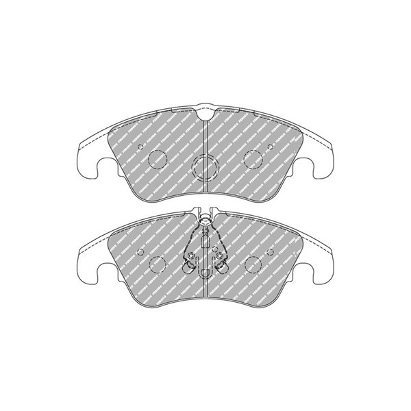 Jarrupalasarja, levyjarru, Etuakseli FERODO RACING punainen/musta FERODO RACING