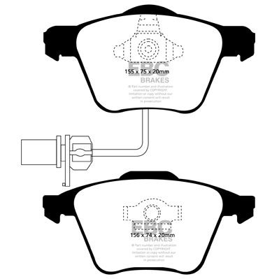 Jarrupalasarja, levyjarru EBC BRAKES EBC Brakes