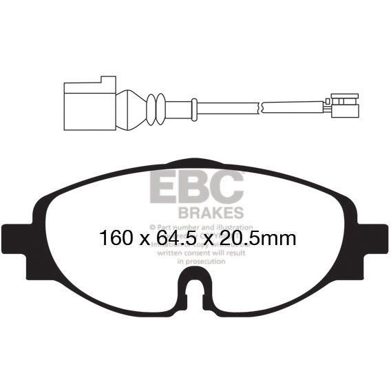 Jarrupalasarja, levyjarru, Etuakseli EBC BRAKES EBC Brakes