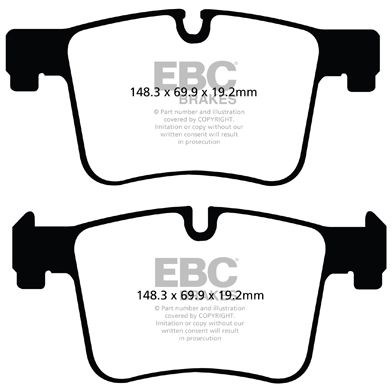 Jarrupalasarja, levyjarru EBC BRAKES EBC Brakes