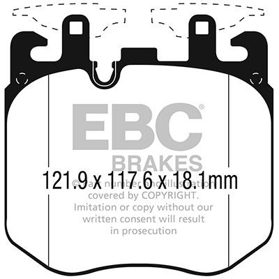 Jarrupalasarja, levyjarru EBC BRAKES EBC Brakes
