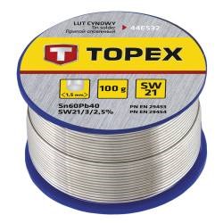 Juotostina Ø 1,5 mm, 100 g SW 21 TOPEX TOPEX