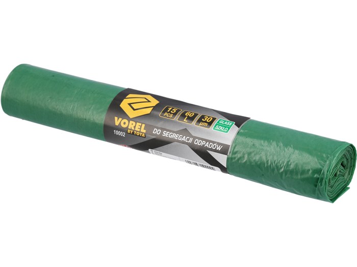 Jätesäkki lasille 60 L 15 kpl VOREL VOREL