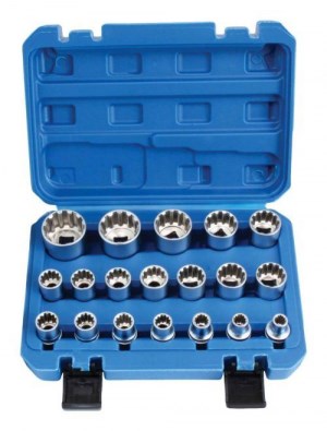 Hylsnyckelsats Vario-plus 1/2" 19 delar - 2253737