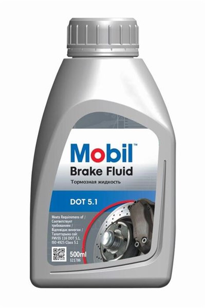 Jarruneste DOT5.1 500ml MOBIL MOBIL
