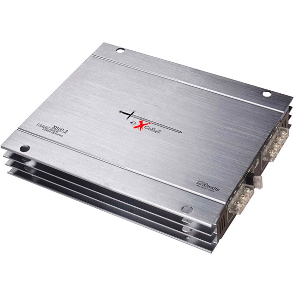 Vahvistin Excalibur X600.2 – 2-kanavainen – 1200W – Hopea EXCALIB Excalibur