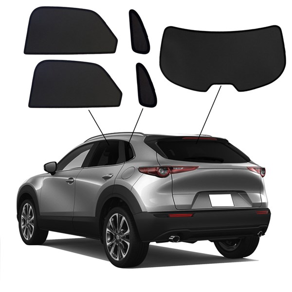 Asennussuoja Mazda CX-30 (DM), Takana SUNCLIP SunClip