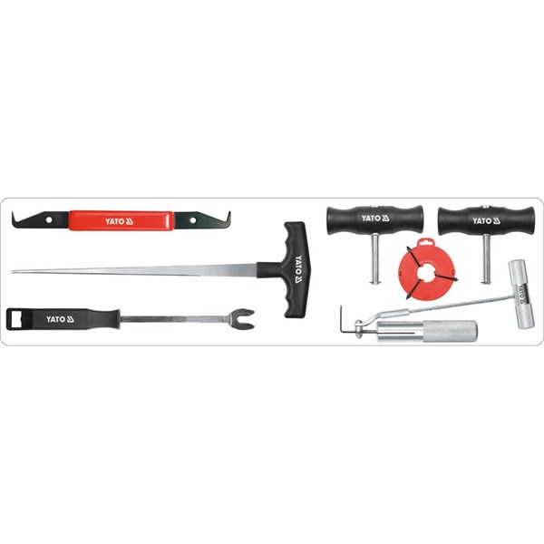 Vindrutedemonteringssats 7 delar YATO - 2252928