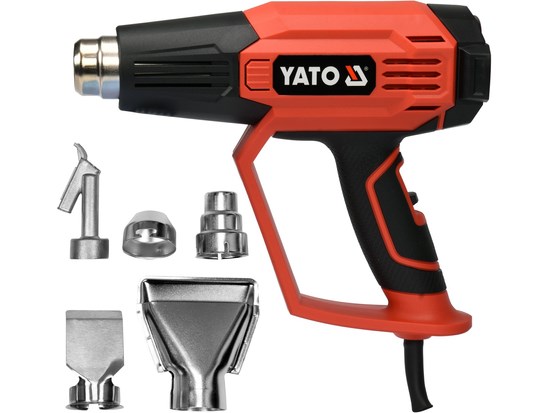 Kuumailmapistooli 1600 W näytöllä YATO Yato