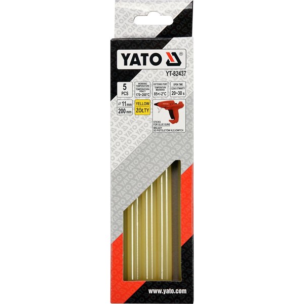 Liimapuikot 5 kpl keltaisia YATO Yato