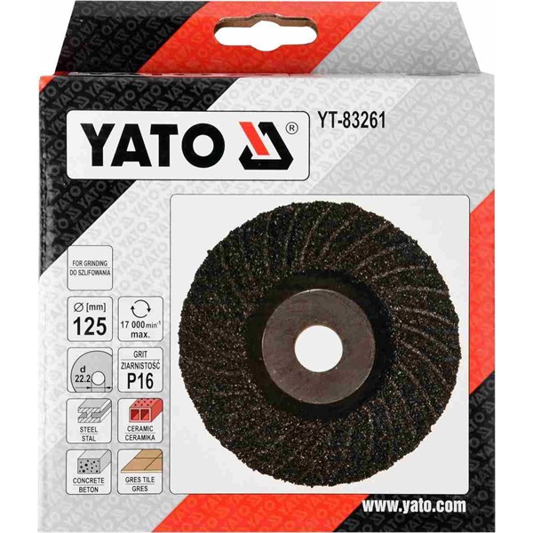 Hiomalaikka Yleiskäyttöinen M14 125 mm P16 YATO Yato