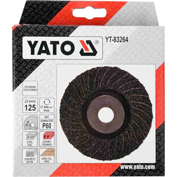 Hiomalaikka Yleiskäyttöinen M14 125 mm P60 YATO Yato
