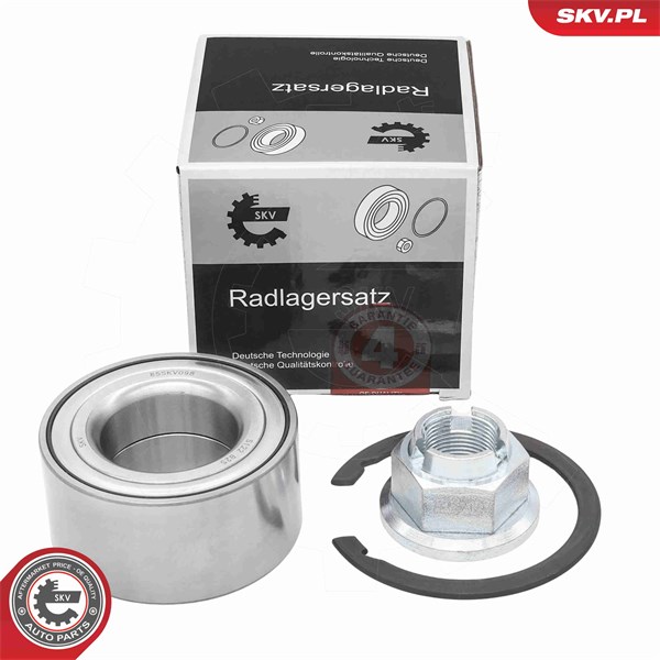 Pyöränlaakerisarja, Etuakseli, Etuakseli, oikea, Etuakseli, vasen ESEN SKV