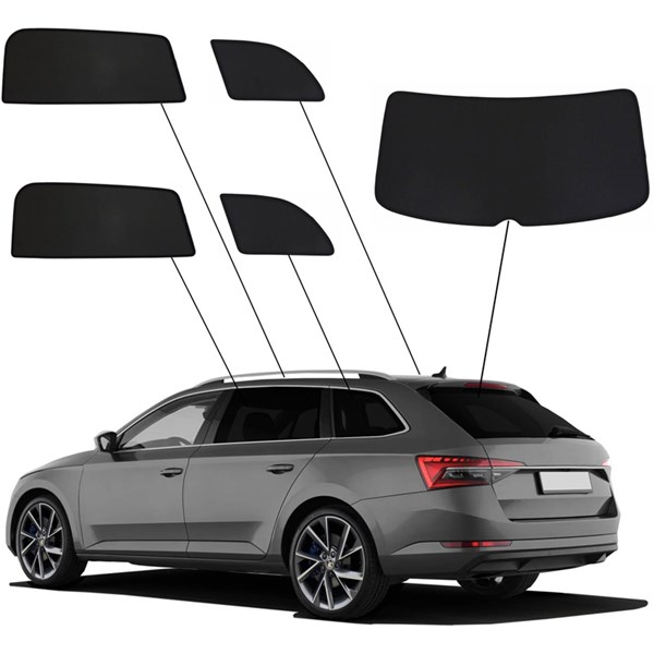 Asennussuoja Skoda Superb 3V Kombi, Takana SUNCLIP SunClip