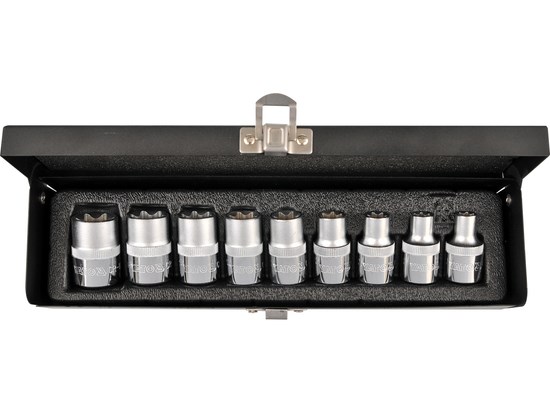 Torx-hylsysarja, suuri E10–E24, 9 osaa YATO Yato