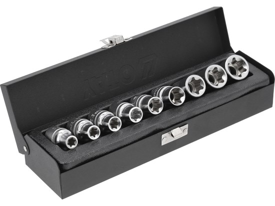 Torx-hylsysarja, suuri E10–E24, 9 osaa YATO Yato