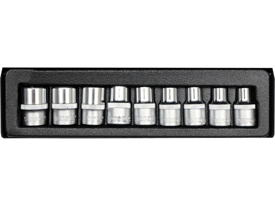 Torx-hylsysarja, suuri E10–E24, 9 osaa YATO Yato