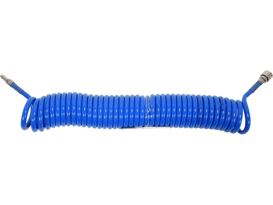 PU-spiralslang f&ouml;r tryckluft 8x12mm &ndash; 10m, bl&aring; YATO - 2307600