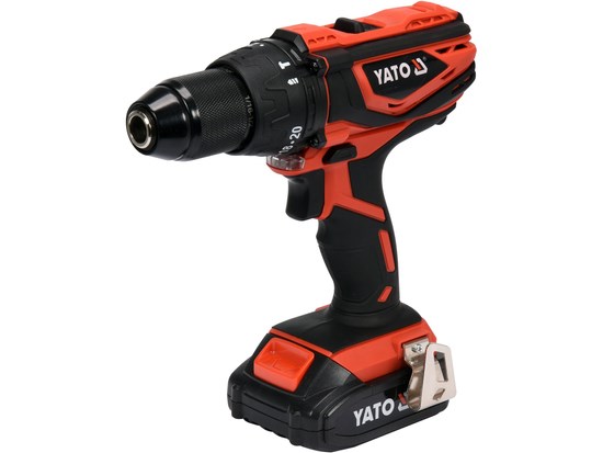 Borrskruvdragare 18 V &ndash; 40 Nm, 2-steg, batteri 2 Ah YATO - 2307648