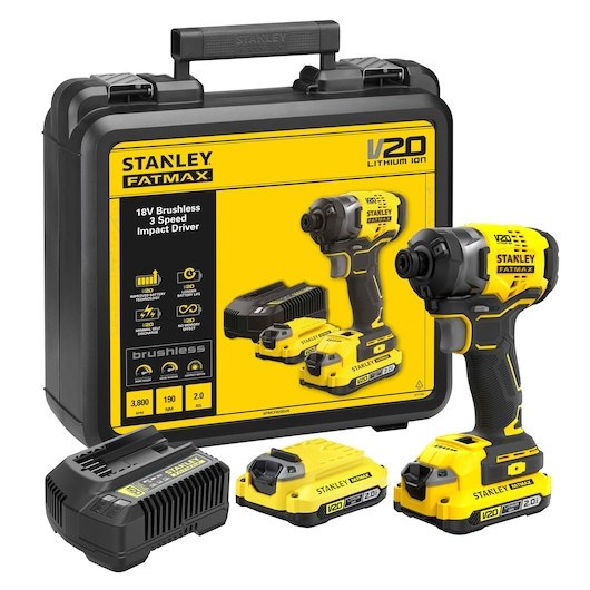 Iskevääntimen 18V V20 190Nm 2x2,0Ah STANLEY Stanley