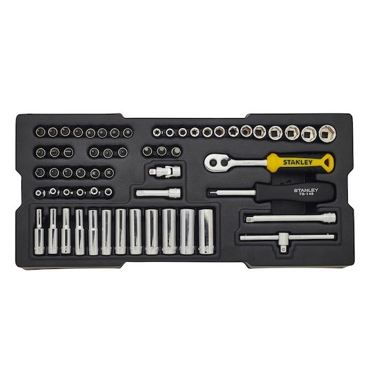 Hylsnyckelsats 1/4", 60 delar STANLEY - 2308966