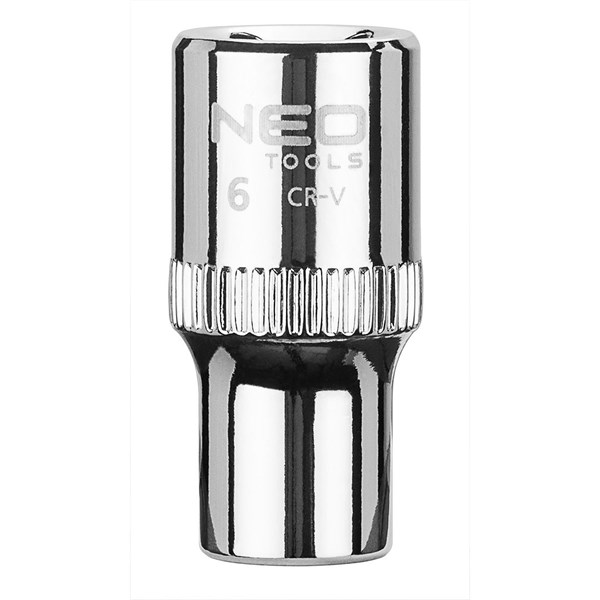 Kuusiokolohylsy 1/4" 6 mm NEO Neo