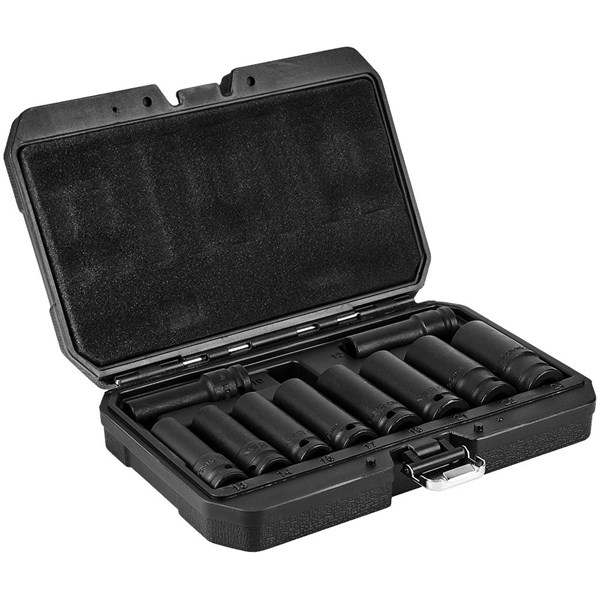 Iskuhylsyt pitkät 1/2" sarja 10 osaa NEO Neo