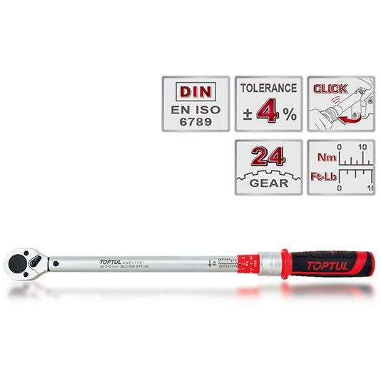Mekanisk momentnyckel 3/8" 10&ndash;60 Nm TOPTUL - 2362453