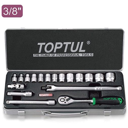 Hylsysarja 3/8" (18 osaa) TOPTUL Toptul
