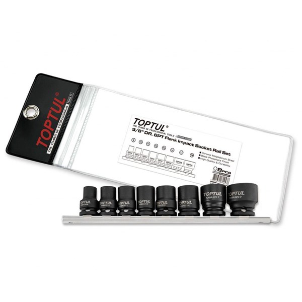 Iskuhylsysarja 6-kulma TOPTUL Toptul