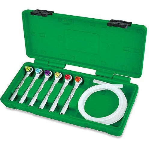 Luftningsnyckelsats bromsar 7 delar TOPTUL - 2362540