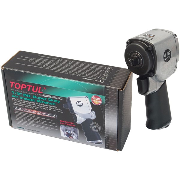 Tryckluftsdriven mutterdragare 1/2" 678 Nm TOPTUL - 2362582