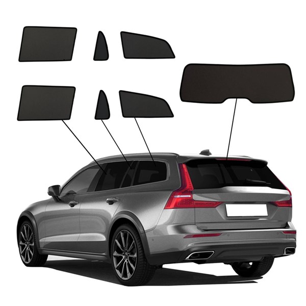 Asennussuoja Volvo V60 II 2018-, Takana SUNCLIP SunClip