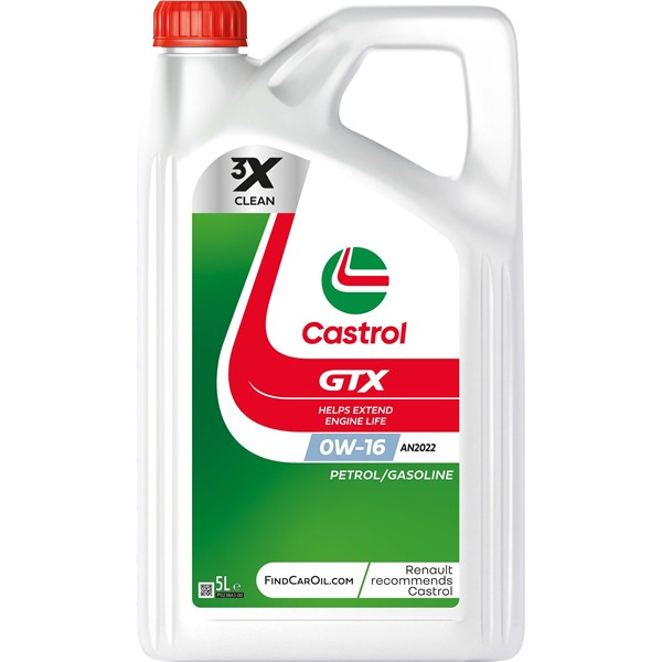 Moottoriöljy Castrol GTX 0W-16 AN2022, 5L CASTROL CASTROL