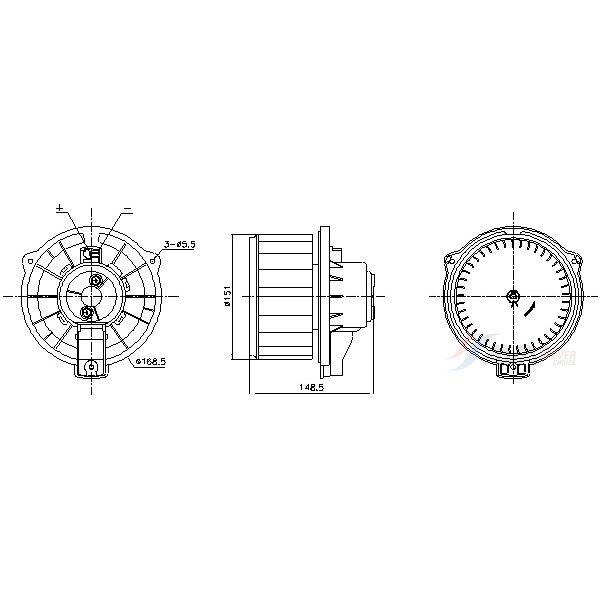 Sisätilapuhallin 12V AVA QUALITY COOLING AVA QUALITY COOLING