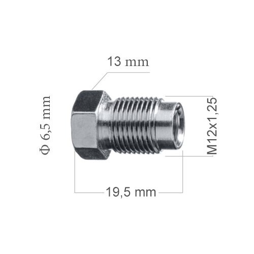 Jarruputken liitin