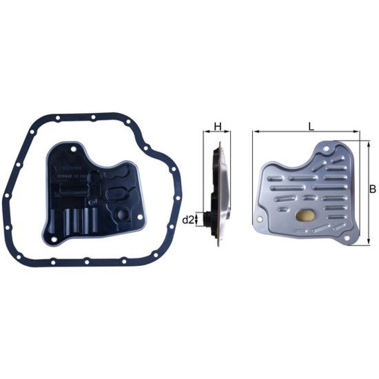 Hydrauliikkasuodatin, automaattivaihteisto KNECHT KNECHT