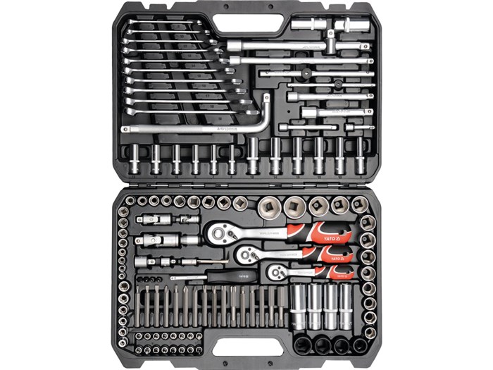 Hylsyavainsarja 1/4" 3/8" ja 1/2" 128 kappaletta YATO Yato