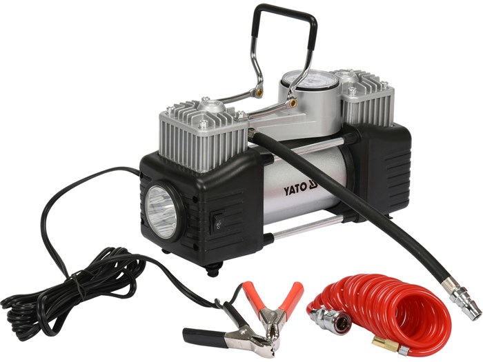 Autojen kompressori LED-lampulla 250 W YATO Yato