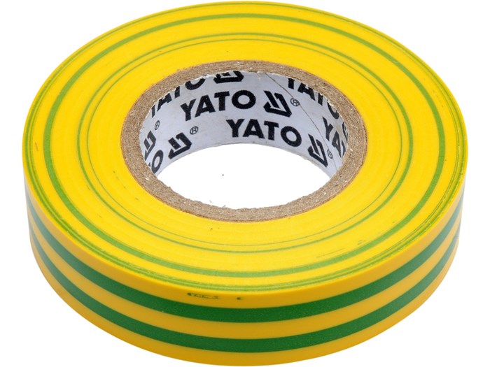 Eristysteippi 013mm 15mmx20m keltainen/vihreä YATO Yato