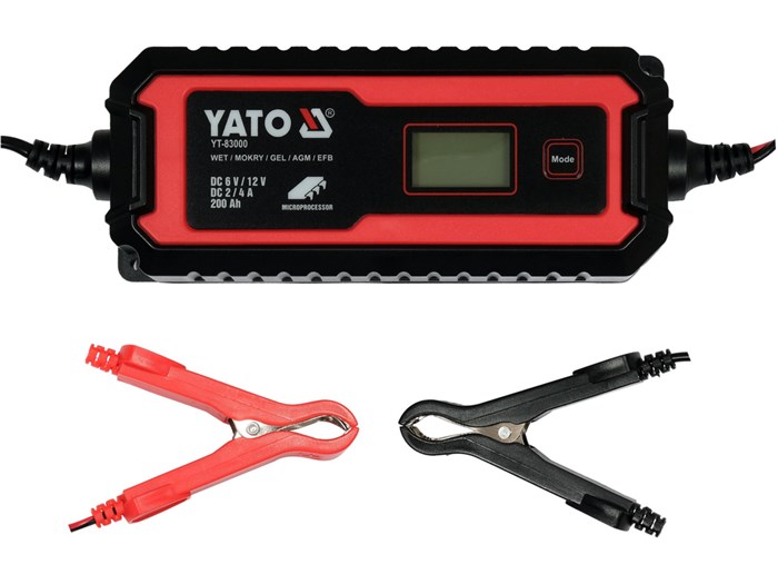 Akun laturin elektroninen 6V/2A 12V/4A YATO Yato