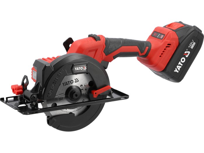 Pyörösaha 18V 140 mm harjaton 2x4Ah YATO Yato