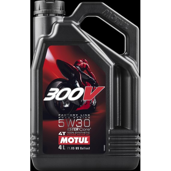 MC Moottoriöljy MOTUL 300V FACTORY LINE ROAD 5W-30 4T 4 l MOTUL MOTUL