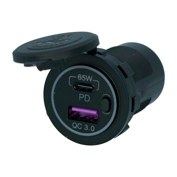 USB-A/USB-C 65W Fast Charger